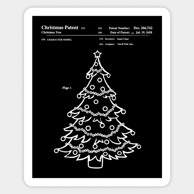 Christmas Tree Blueprint Sticker by Rebus28